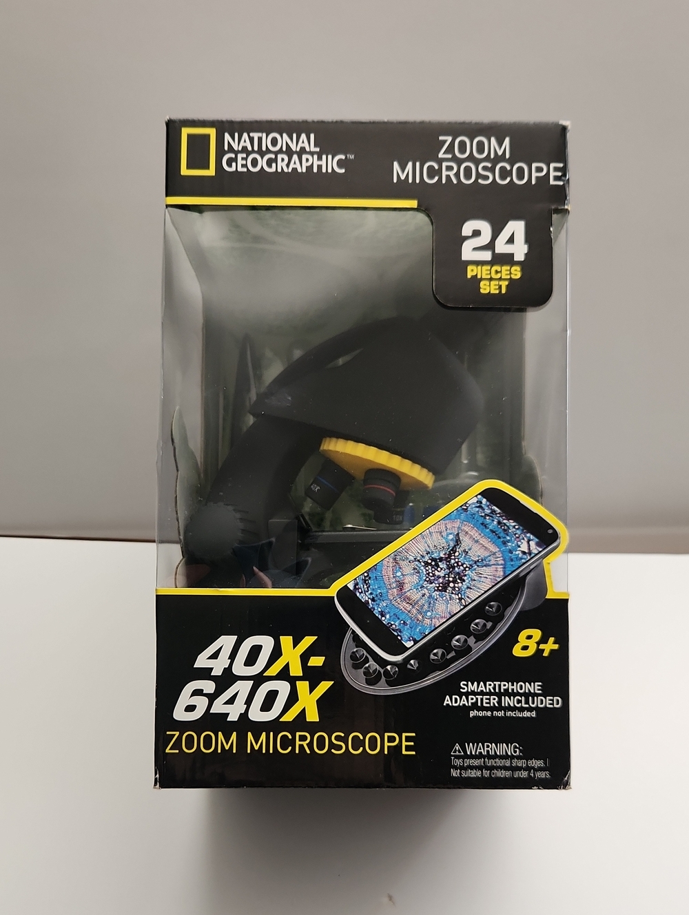 National Geographic Zoom Microscope - 24 pieces with Smartphone Adaptor. NWT